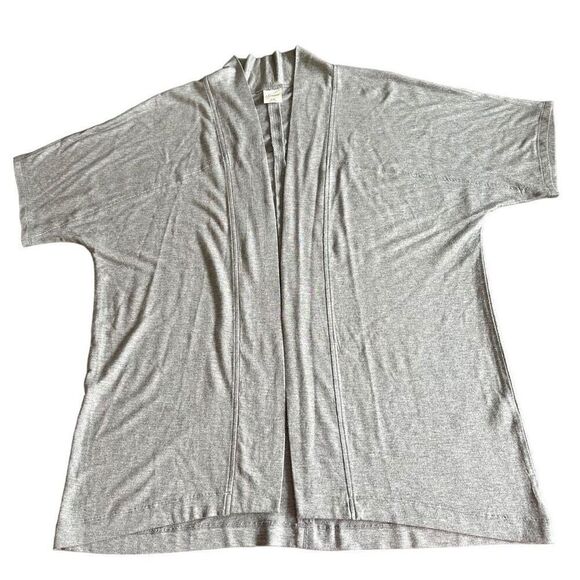 Soma French Terry Open Front Lightweight Lounge Wrap size Small / Medium - Picture 3 of 8